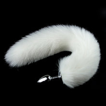 Load image into Gallery viewer, Metal Anal Plug Red Tail