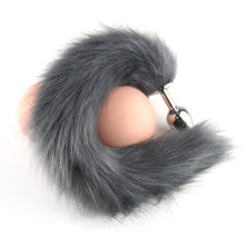 Load image into Gallery viewer, Metal Anal Plug Red Tail