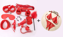 Load image into Gallery viewer, 11 Pcs Red BDSM Bondage Set