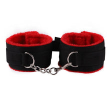 Load image into Gallery viewer, Black-Red Sex Handcuffs