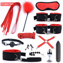 Load image into Gallery viewer, 13 Pcs Nylon BDSM Bondage Set