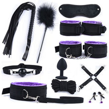 Load image into Gallery viewer, 25Pcs Purple BDSM Bondage Set