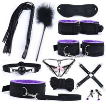 Load image into Gallery viewer, 25Pcs Purple BDSM Bondage Set