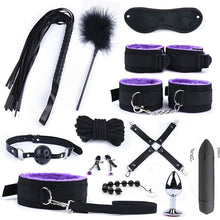 Load image into Gallery viewer, 25Pcs Purple BDSM Bondage Set