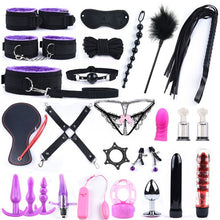 Load image into Gallery viewer, 25Pcs Purple BDSM Bondage Set