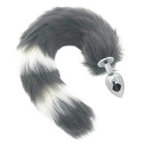 Load image into Gallery viewer, Stainless Steel Anal Plug Fox Tail