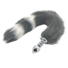 Load image into Gallery viewer, Stainless Steel Anal Plug Fox Tail