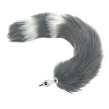 Load image into Gallery viewer, Stainless Steel Anal Plug Fox Tail
