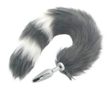Load image into Gallery viewer, Stainless Steel Anal Plug Fox Tail