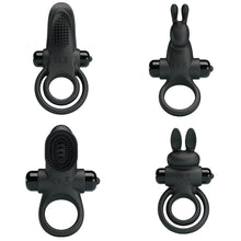 Load image into Gallery viewer, Silicone Penis Vibrating Ring