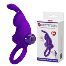 Load image into Gallery viewer, Silicone Penis Vibrating Ring